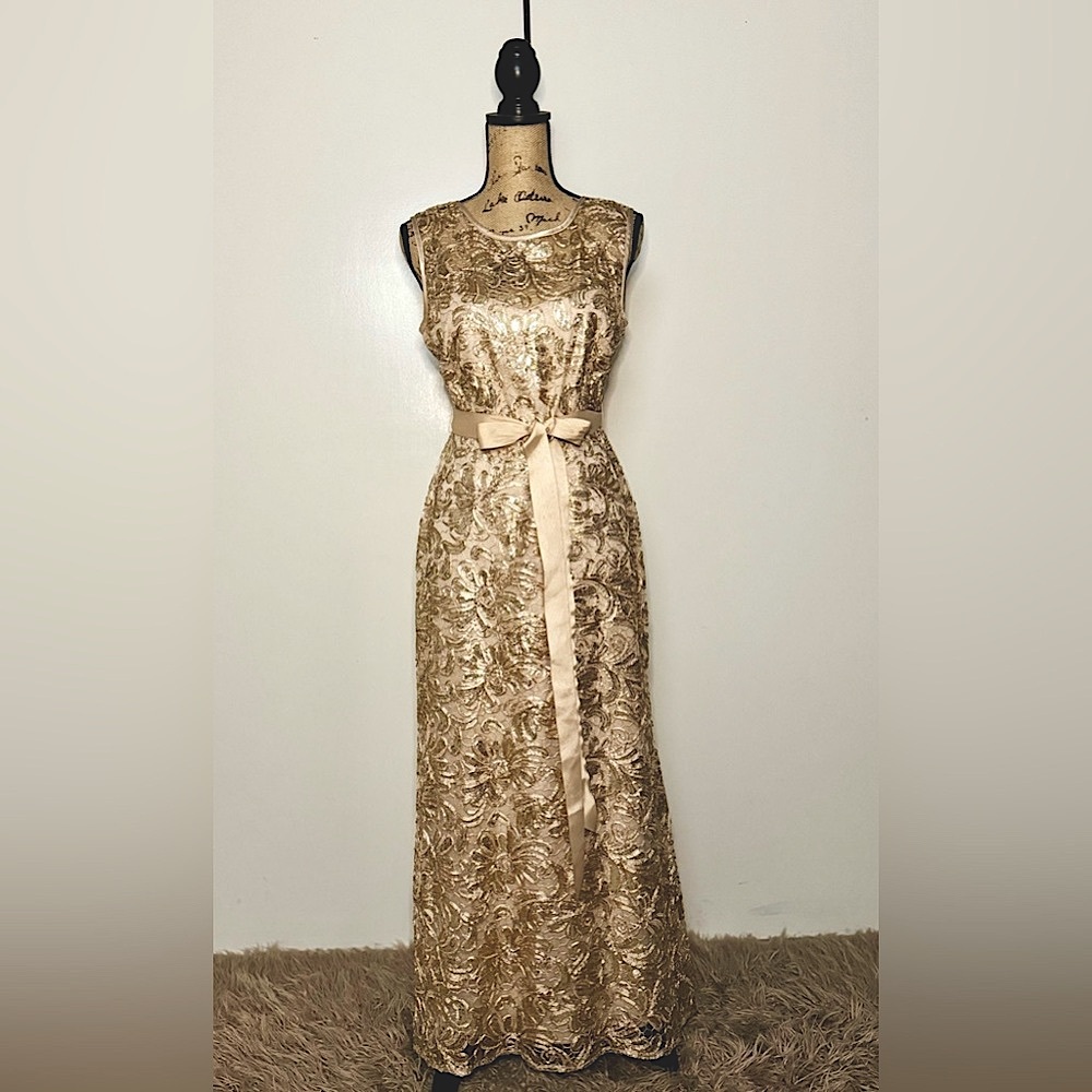 Betsy and Adam embellished dress maxi